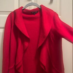Cable & Gauge Women's Red Cardigan